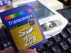 MioP350 SDカード